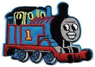 authentic thomas the train tank engine iron-on/sew-on patch: high-quality embroidered design logo