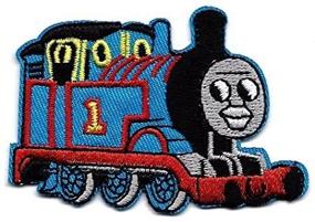 img 4 attached to Authentic Thomas the Train Tank Engine Iron-On/Sew-On Patch: High-Quality Embroidered Design