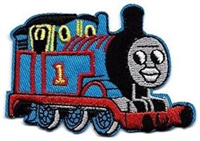 img 2 attached to Authentic Thomas the Train Tank Engine Iron-On/Sew-On Patch: High-Quality Embroidered Design