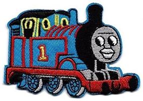 img 3 attached to Authentic Thomas the Train Tank Engine Iron-On/Sew-On Patch: High-Quality Embroidered Design