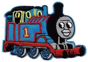 img 1 attached to Authentic Thomas the Train Tank Engine Iron-On/Sew-On Patch: High-Quality Embroidered Design