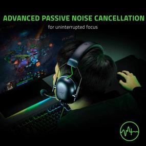 img 1 attached to 🎧 Razer BlackShark V2 X Gaming Headset: Immersive 7.1 Surround Sound - 50mm Drivers - Memory Foam Cushion - PC, PS4, Nintendo Switch - Classic Black (Renewed)