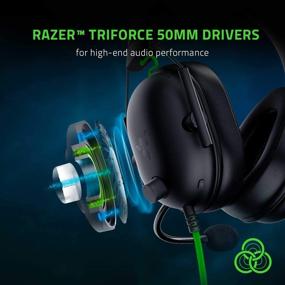 img 3 attached to 🎧 Razer BlackShark V2 X Gaming Headset: Immersive 7.1 Surround Sound - 50mm Drivers - Memory Foam Cushion - PC, PS4, Nintendo Switch - Classic Black (Renewed)