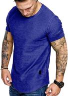 👕 cotton men's shirts: fashionable muscle workout athletic clothing logo