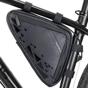 img 4 attached to 🚲 ROCKBROS Bike Triangle Frame Bag with 1.5L Capacity and Dual Side Pockets: The Perfect Accessory for Cyclists