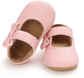 img 2 attached to CAKOPEN Anti Slip Toddler Walking Princess Girls' Shoes and Flats