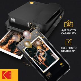 img 3 attached to 📸 KODAK Smile Classic Digital Instant Camera: Bluetooth, 16MP Black (3.5 x 4.25 Zink Photo Paper)