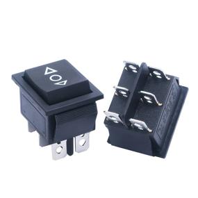 img 3 attached to 🔘 High-Quality mxuteuk 3pcs Momentary DPDT Rocker Switch Toggle Power Button - Versatile 6 Pin 3 Position 250V/10A 125V/15A for Car, Auto, Boat, Motor, and More - KCD2-223-JT