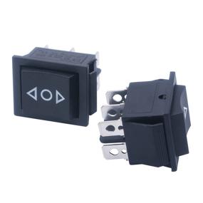 img 1 attached to 🔘 High-Quality mxuteuk 3pcs Momentary DPDT Rocker Switch Toggle Power Button - Versatile 6 Pin 3 Position 250V/10A 125V/15A for Car, Auto, Boat, Motor, and More - KCD2-223-JT