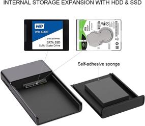 img 3 attached to 🔌 Qwiizlab USB C Хаб Для Жестких Дисков - 2.5-дюймовый SATA SSD и HDD Док-станция с USB 3.0 Портом, Читателями Micro/SD Карт - Совместима с ПК, Ноутбуками и Игровыми Консолями