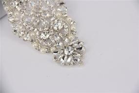 img 2 attached to 💎 Trlyc Authentic Crystal Rhinestone Trim: Perfect for Rhinestone Appliques, Headbands, Belts, Bridal Sashes, and Wedding Garters