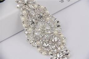 img 3 attached to 💎 Trlyc Authentic Crystal Rhinestone Trim: Perfect for Rhinestone Appliques, Headbands, Belts, Bridal Sashes, and Wedding Garters