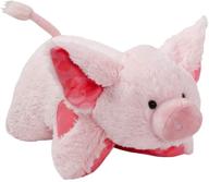 🐷 pillow pets sweet scented bubble gum piggy plush toy - pink, stuffed animal pig companions for kids logo