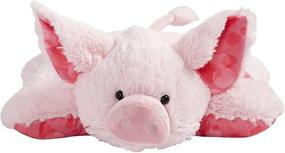 img 3 attached to 🐷 Pillow Pets Sweet Scented Bubble Gum Piggy Plush Toy - Pink, Stuffed Animal Pig Companions for Kids