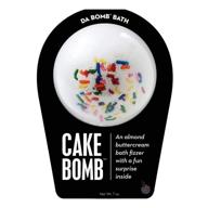 bomb cake white almond buttercream logo