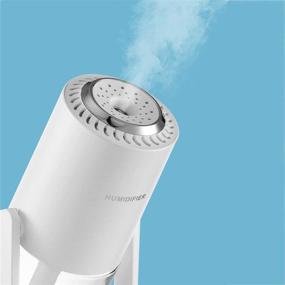 img 1 attached to 💧 Compact USB Humidifier: Small Cool Mist Evaporator with Night Light for Bedroom, Travel, Home, Office - 230ml (White)