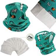 👩 stylish carbon filter bandanas for girls - fashion scarves with ultimate protection gaiters logo