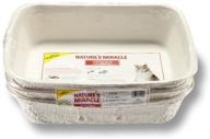 convenient and hygienic: nature's miracle disposable cat litter box logo