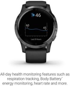 img 1 attached to Garmin 010-02174-01 Vivoactive 4: GPS Smartwatch with Music, Body Energy Monitoring, and More