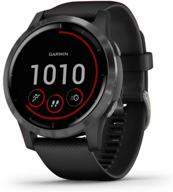 garmin 010-02174-01 vivoactive 4: gps смарт-часы с музыкой, мониторингом энергии тела и многое другое логотип