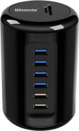 💻 idsonix usb 3.0 hub: 12v/3a powered station, 8 in 1 usb charger hub with high-speed data transfer &amp; sd/tf card reader combo for laptop, tablets, pc [5gbps, 5v/2.4a bc1.2 charging ports] logo