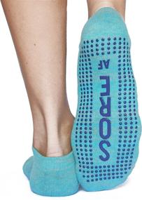 img 3 attached to 🧦 Sore AF Sticky Socks - Enhanced for Barre, Pilates, Yoga Life By Lexie, Blue Color Option, Universally Fitting