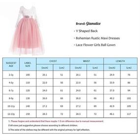 img 3 attached to 👗 Glamulice Girls' Christmas Bridesmaid Birthday Ballgown Clothing