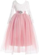 👗 glamulice girls' christmas bridesmaid birthday ballgown clothing logo