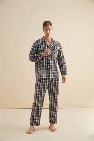 img 3 attached to Pajamas Pajama Button Sleeve Sleepwear