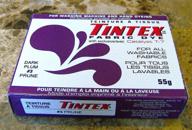 🎨 tintex lot of 1 brand new dark plum fabric dye - pack of 23 logo