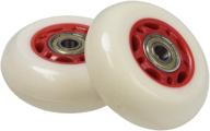 🛹 high-performance alvey 68 mm wheels with bearings for razor ripstik ripster, ripstik ripster dlx, sole skate (set of 2) logo