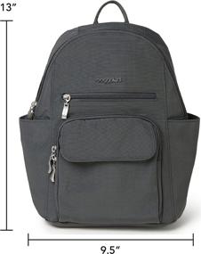 img 1 attached to 🎒 Charcoal Baggallini Small Trek Backpack