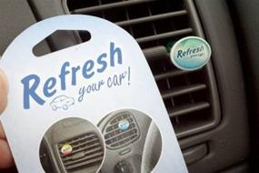 img 1 attached to 🚗 Revitalize Your Vehicle with Refresh Your Car Odor Eliminating Auto Vent Stick, Summer Breeze / Alpine Meadow Scent Freshener, for Car and Home, 6 Sticks