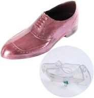 👞 3d шоколадная форма для мужской кожаной обуви - moldfun, 8,5 дюймов (длина) x 3,9 дюйма (высота), поликарбонатный пластиковый формовочный материал для фонданта, конфет, украшения тортов, домашней выпечки, сахарного ремесла и аксессуаров. логотип
