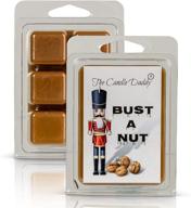 bust nut scented wickless christmas logo