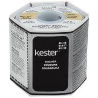 🔥 kester 24-6337-8800 50 activated rosin cored wire solder roll: 245 no-clean, 63/37 alloy, 0.031" diameter – high-quality soldering solution logo