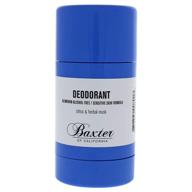 🍊 baxter of california aluminum-free deodorant stick for men – clear, alcohol-free, citrus and herbal-musk scent logo
