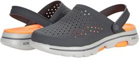 img 1 attached to Skechers Mens Cali Charcoal Orange Men's Shoes