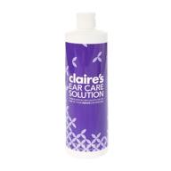 💧 claire's 16 fl oz daily care solution for new piercings - ear piercing after care lotion logo