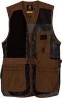 browning clay/black xl vest, trapper creek 3050266804 логотип