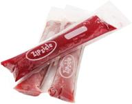 🍦 zipzicle bulk pack popsicle mold, 100-pack: create clear and delicious frozen treats! logo