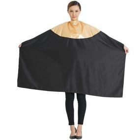 img 3 attached to 💇 SMARTHAIR Professional Salon Cape: Shampoo & Chemical Resistant Haircut Apron, Gold/Black (54"x62", C007013C-G)