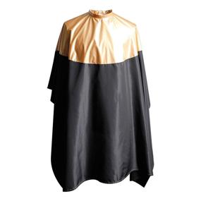 img 4 attached to 💇 SMARTHAIR Professional Salon Cape: Shampoo & Chemical Resistant Haircut Apron, Gold/Black (54"x62", C007013C-G)