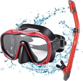 img 4 attached to KUYOU Snorkeling Resistant Panoramic Professional Sports & Fitness