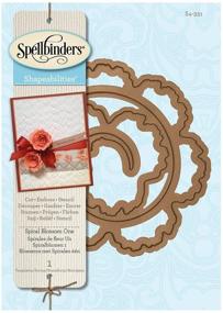 img 1 attached to 🌸 Enhance Your Crafts with Spellbinders Spiral Blossom One Stencils"