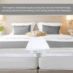 img 1 attached to 🛏️ Transform Your Twin Beds into a King Size with the Bed Bridge Converter Kit – Convenient, Comfortable and Non-Slip!