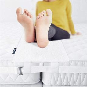 img 4 attached to 🛏️ Transform Your Twin Beds into a King Size with the Bed Bridge Converter Kit – Convenient, Comfortable and Non-Slip!