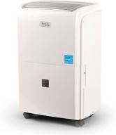 🌬️ energy star certified white dehumidifier for extra large spaces and basements - black+decker bdt50wtb, 4500 sq. ft. logo
