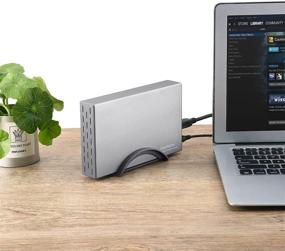 img 3 attached to 💽 RSHTECH USB 3.0 to SATA Aluminum External Hard Drive Enclosure - Supports up to 16TB Drives, UASP and SSD Compatibility (RSH-339)