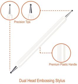 img 4 attached to 🎨 Selizo 5 Pcs Embossing Stylus Set: Ideal Tools for Mandala Rock Painting, Pottery Clay Craft, and Embossing Art